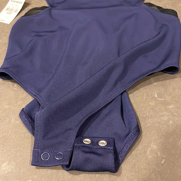 Express Cut Out Bodysuit with Mesh Medium NWT - Picture 5 of 10